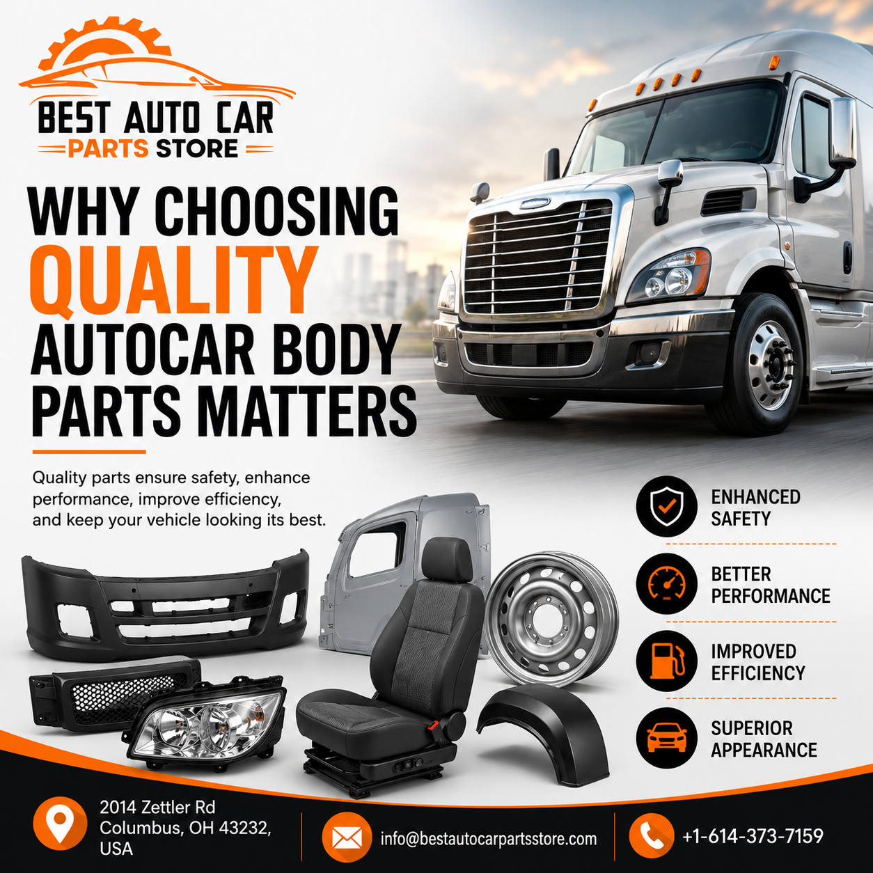  Why Choosing Quality Autocar Body Parts Matters