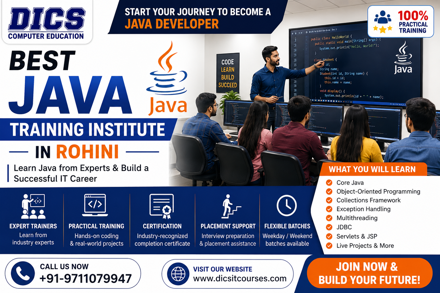  Professional Java Training Institute in Rohini | Job-Oriented Course