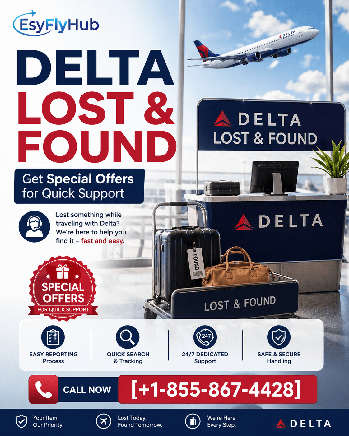  Delta Lost and Found: Get Special Offers for Quick Support