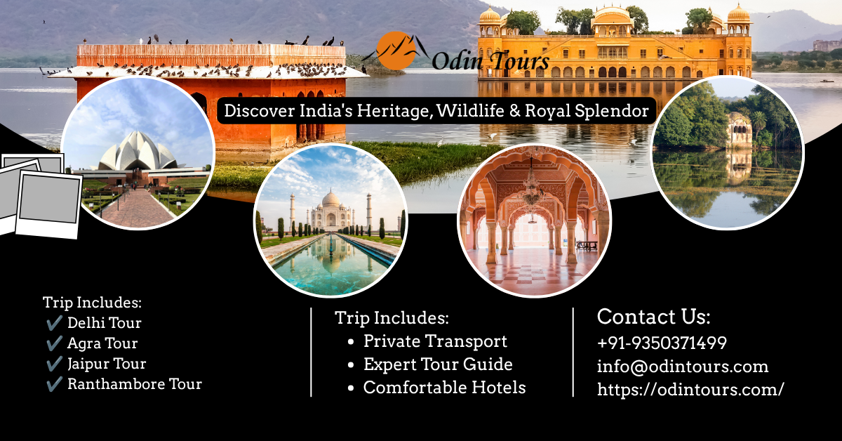  Delhi Agra Jaipur Ranthambore Tour