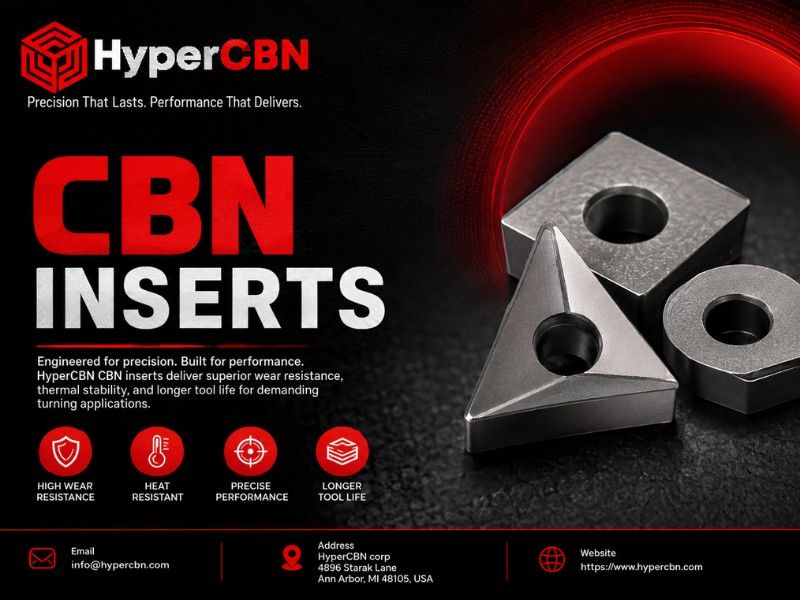  CBN Inserts | High-Performance Turning Tools | HyperCBN