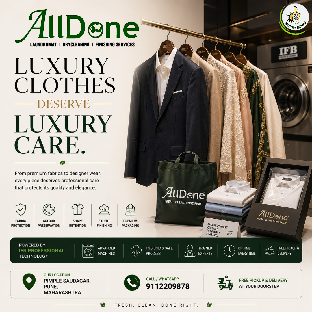  Expert Garment Care by the Best Dry Cleaners in Pune