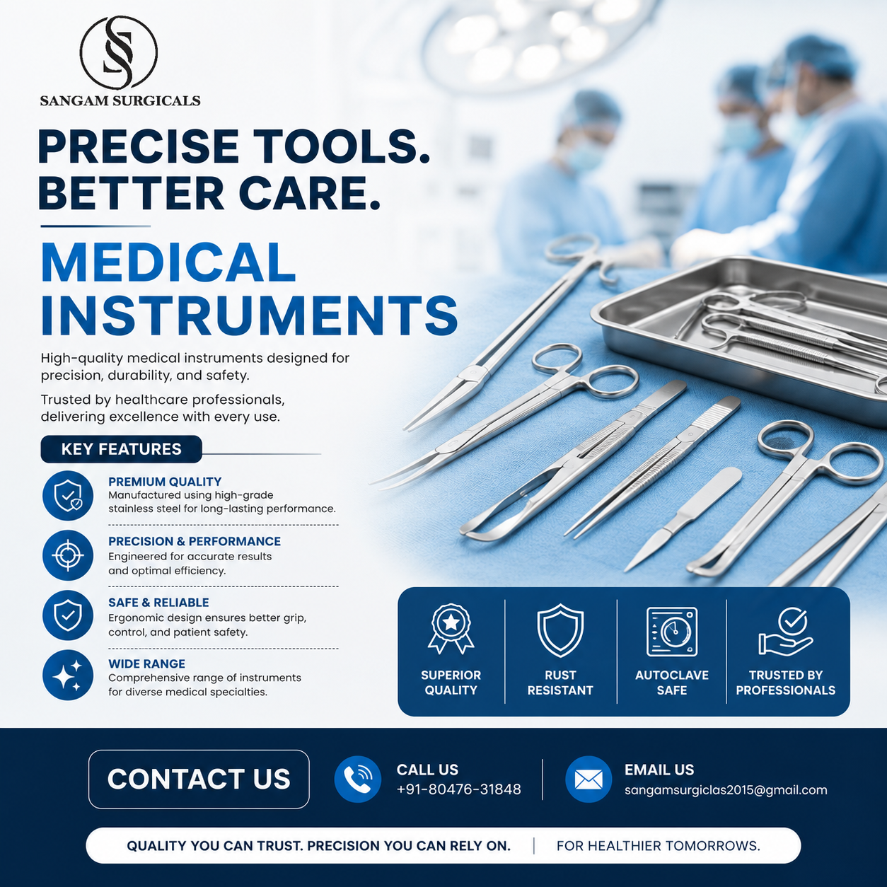  Trusted Medical Instruments Manufacturers in India