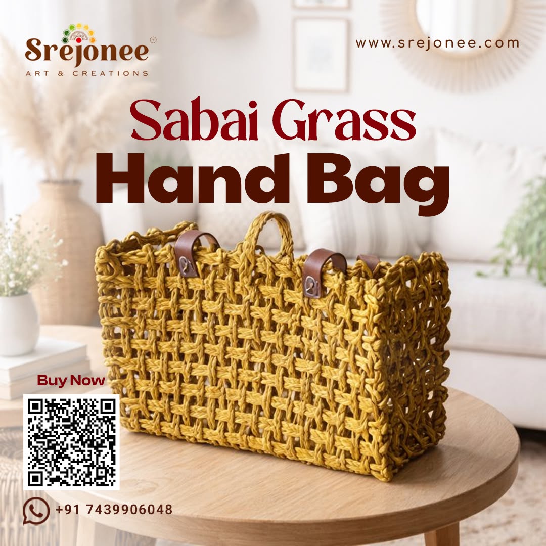  Sabai Grass Handbags | Srejonee Art & Creation