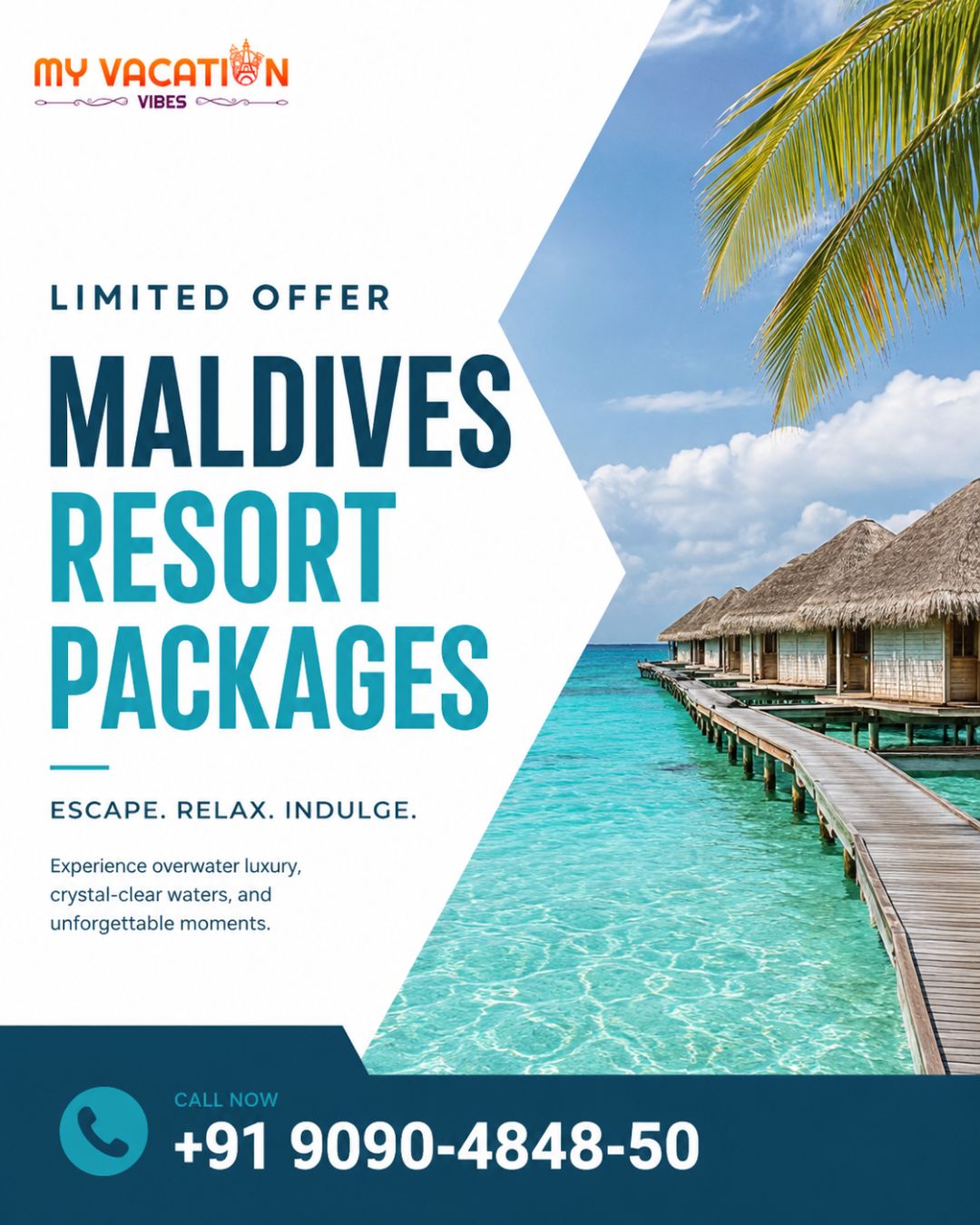  Limited Offer Maldives Resort Packages +91 9090-4848-50