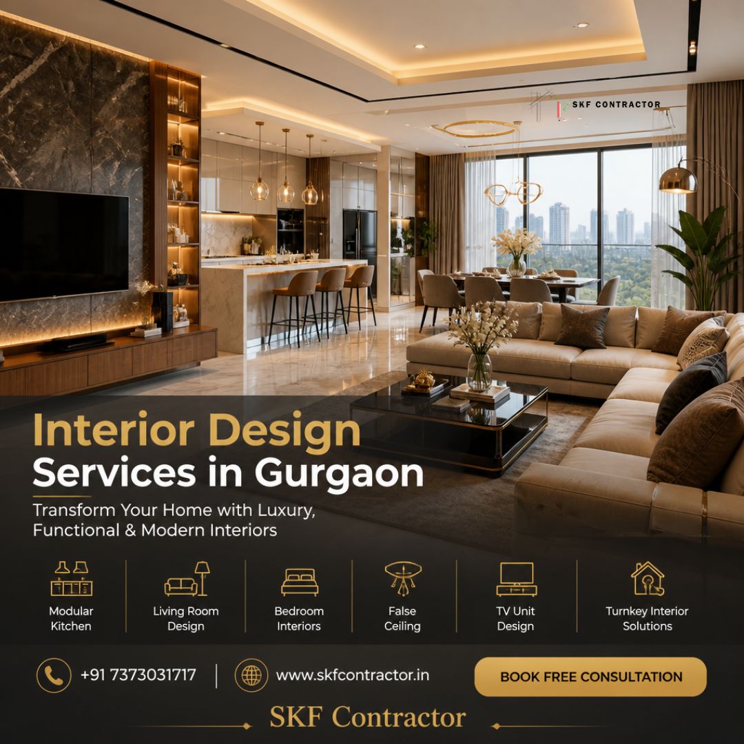  Top Interior Design Services in Gurgaon – Expert Design & Execution