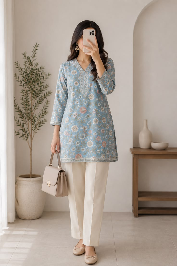  short kurtis with pants