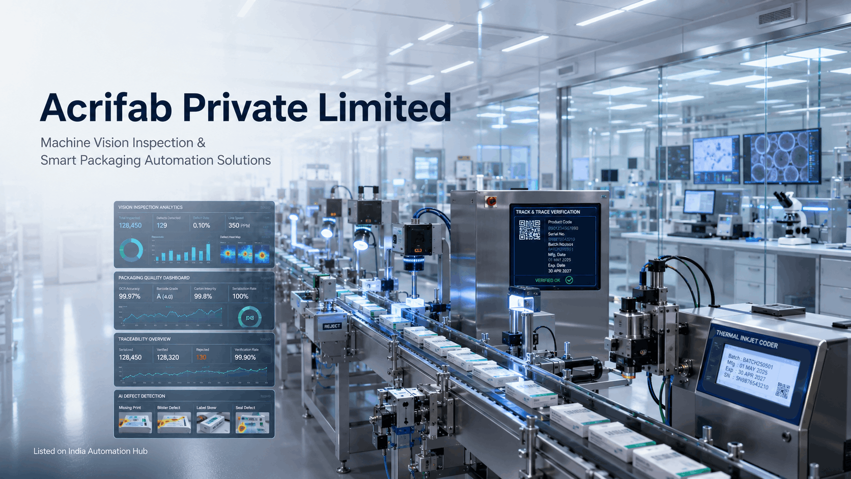  Acrifab Private Limited — Machine Vision & Industrial Automation Provider Ahmedabad
