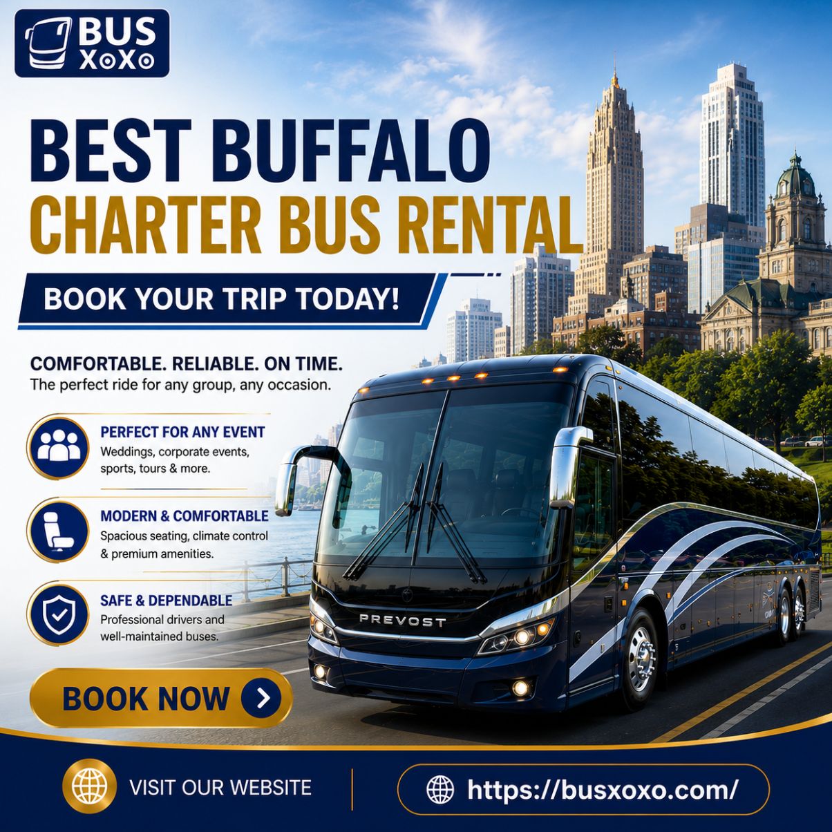  Best Buffalo Charter Bus Rental – Book Your Trip Today