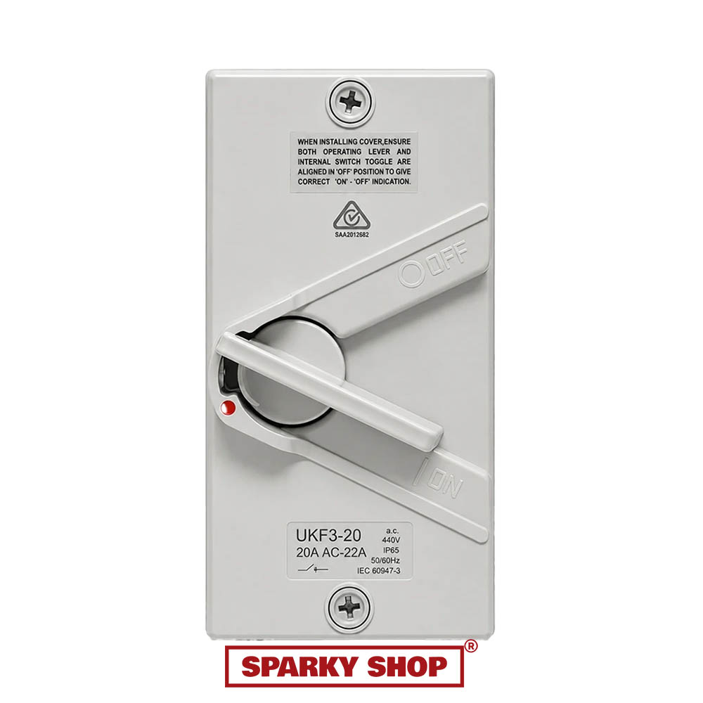  Don't Risk Outdoor Electrical Failures Choose Premium Weatherproof Isolators from Sparky Shop
