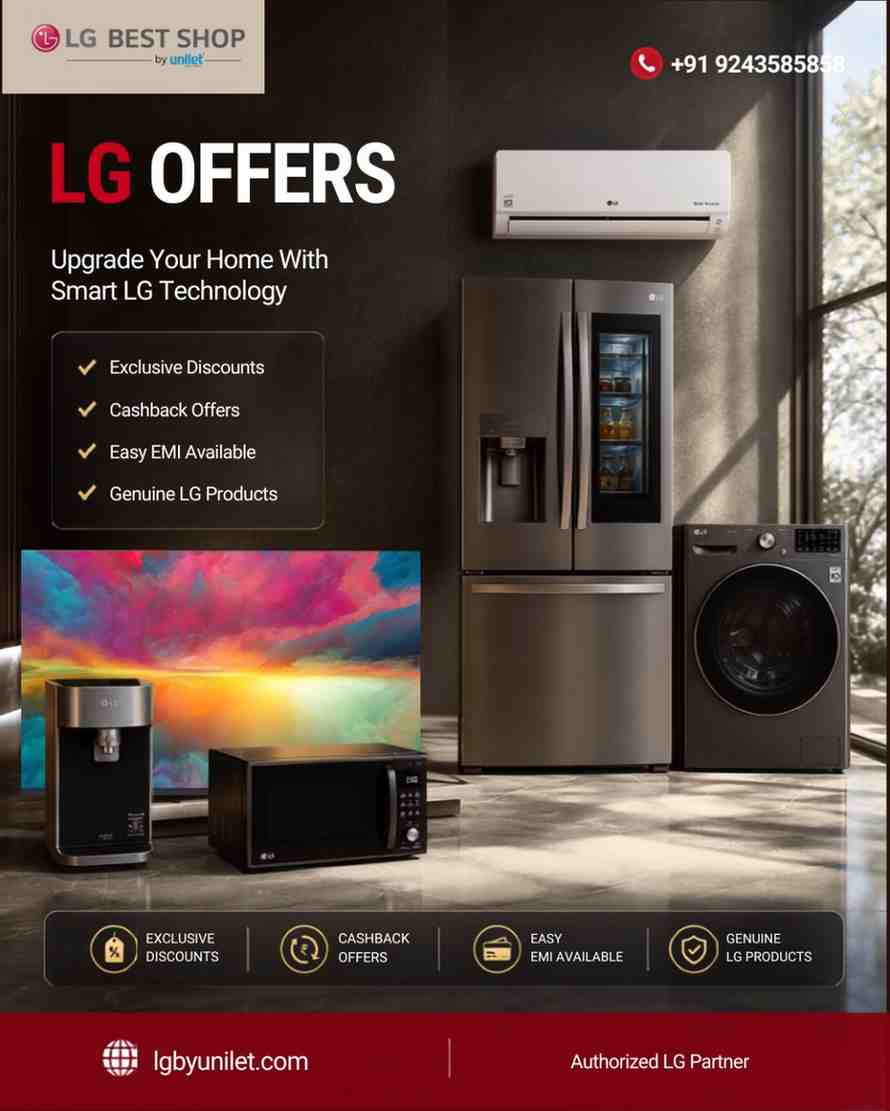  LG Offers | Best Deals on LG TVs, ACs & Appliances | LG By Unilet