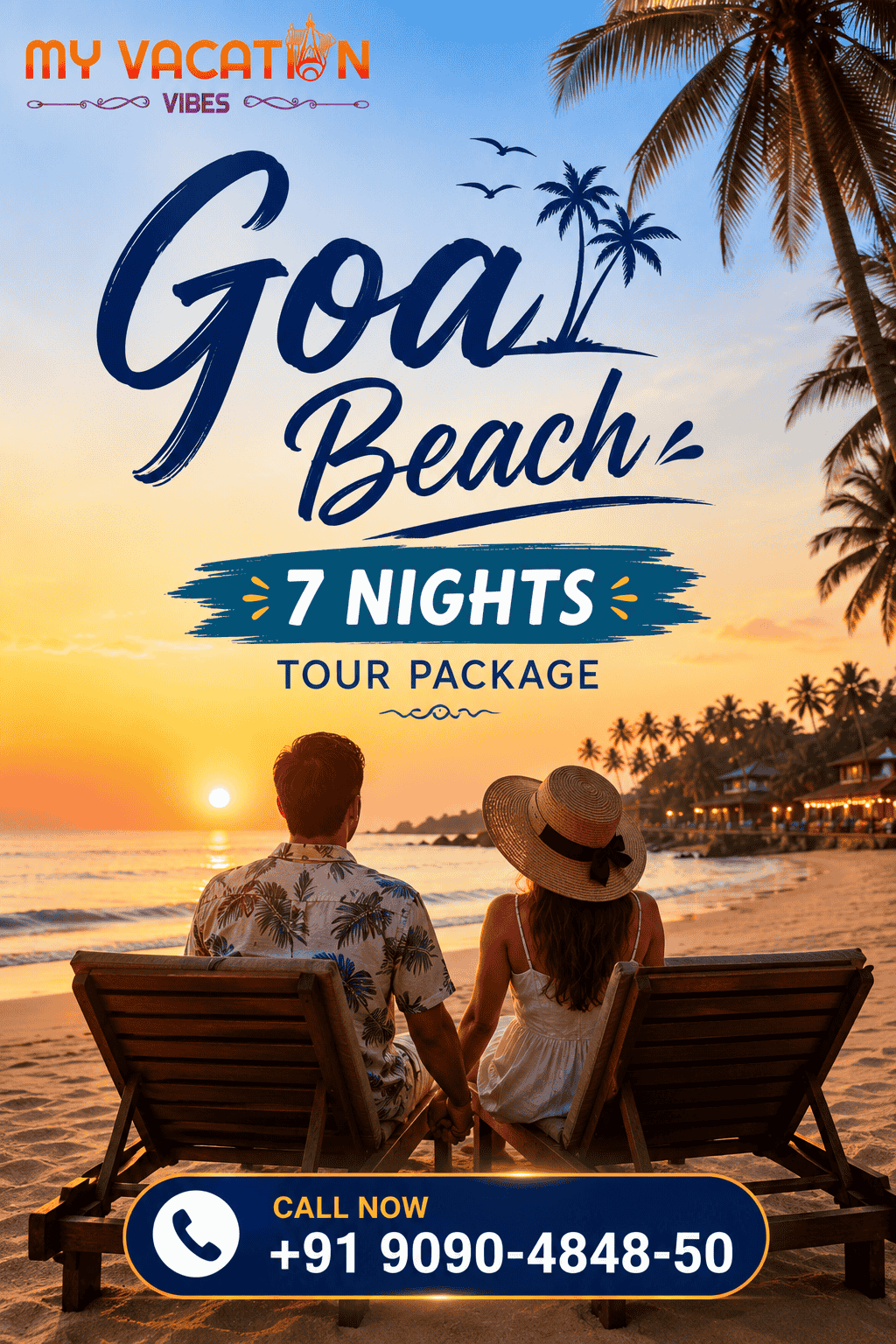  Enjoy Luxury with Goa Beach 7 Nights Tour Package +91 9090-4848-50