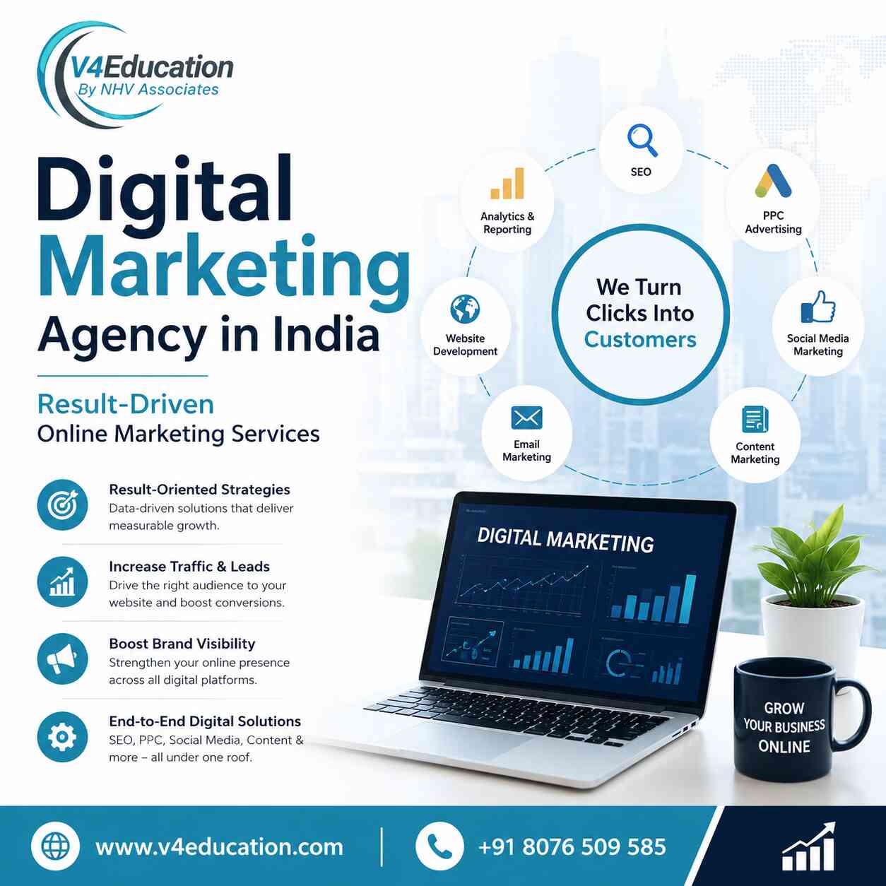  Digital Marketing Agency in India | Result-Driven Online Marketing Services