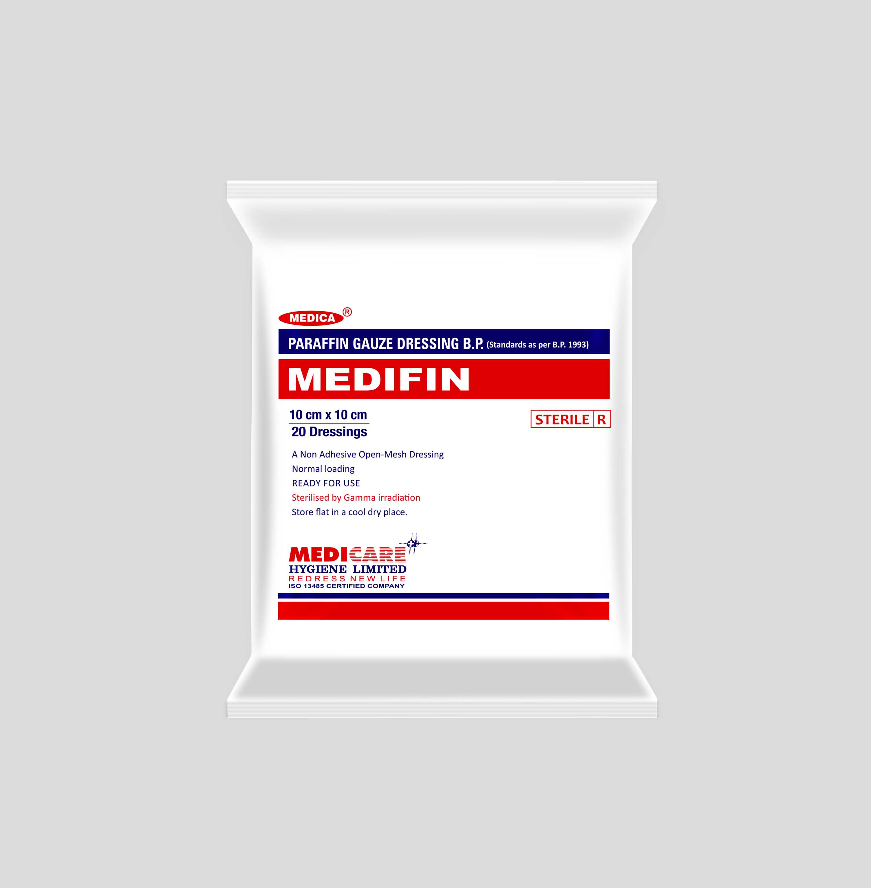  Paraffin Gauze Dressing Supplier for Bulk & Export Orders – Medifin by Medicare Hygiene