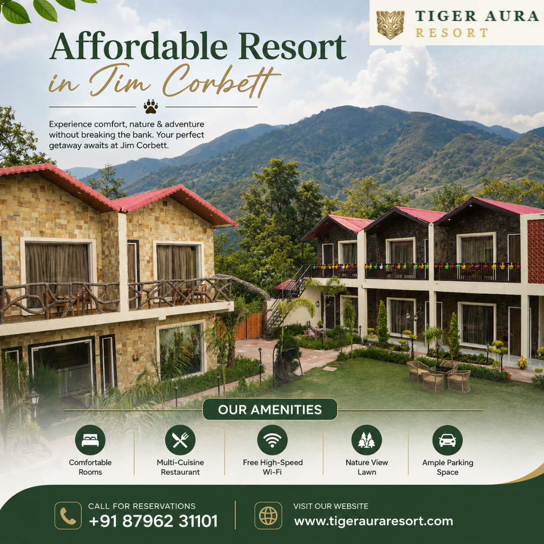  Affordable Resort in Jim Corbett for a Comfortable Stay