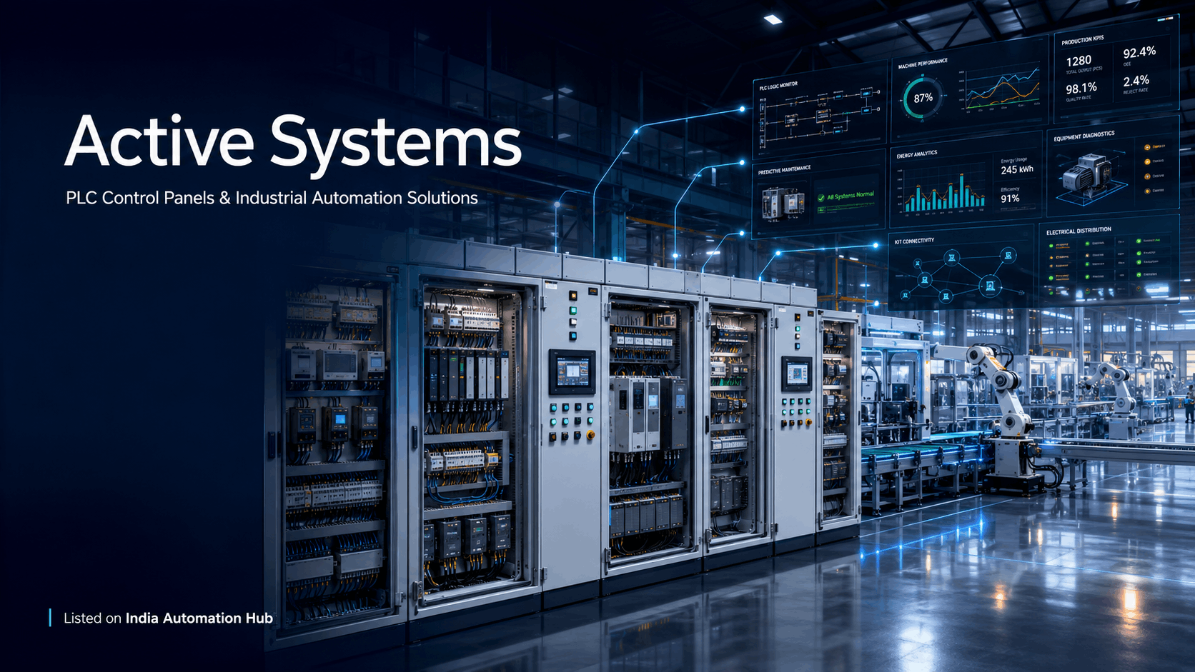  PLC Control Panels & Industrial Automation Solutions | Active Systems