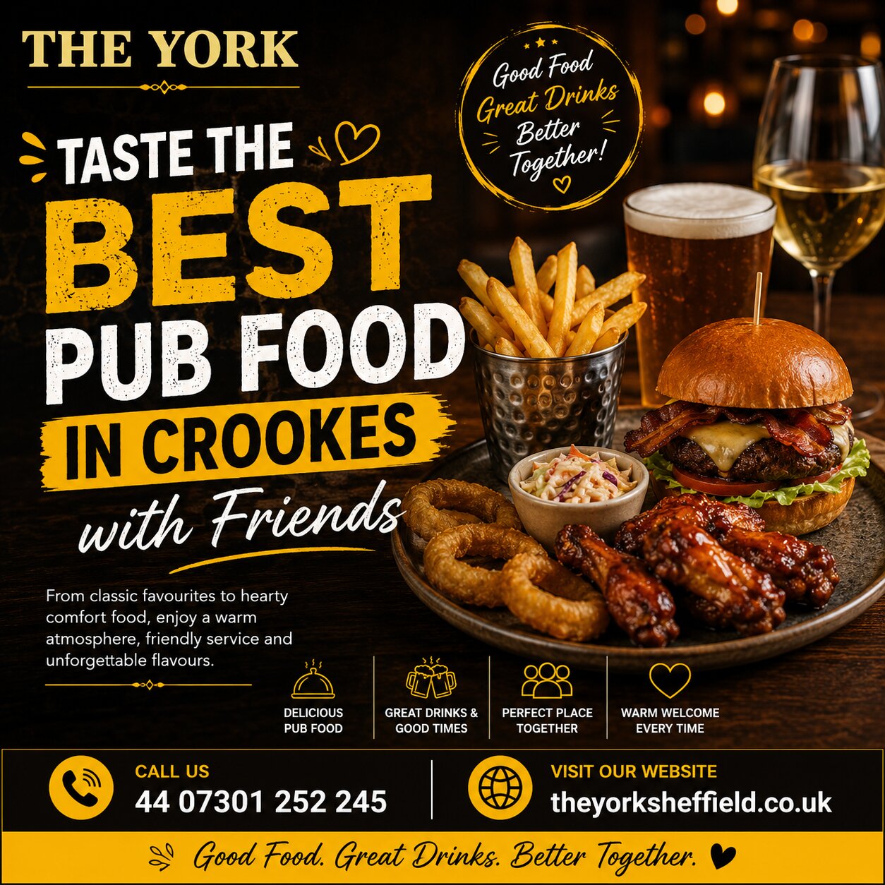  Taste the best pub food in Crookes with Friends
