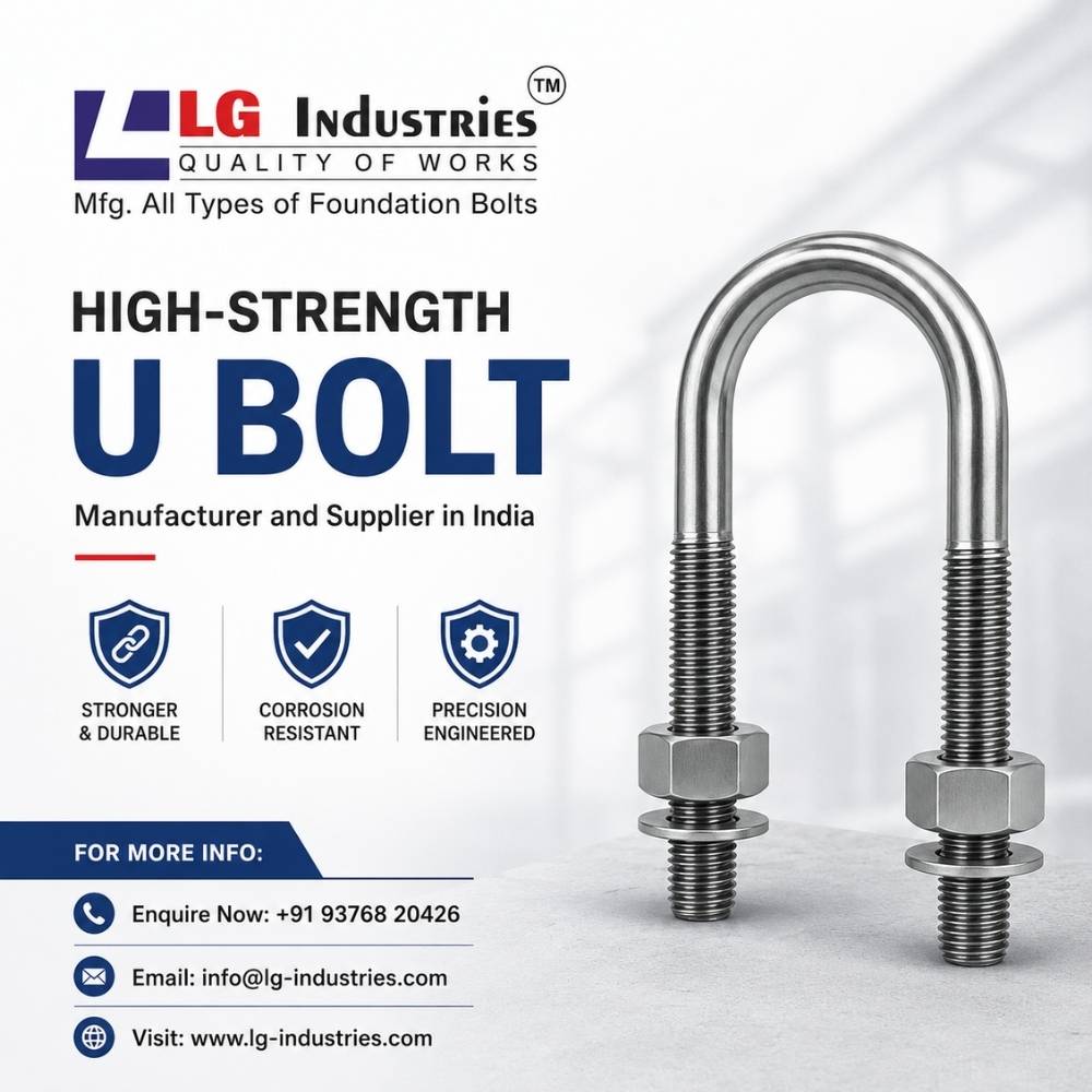  High-Strength U Bolt Manufacturer and Supplier in India | LG Industries
