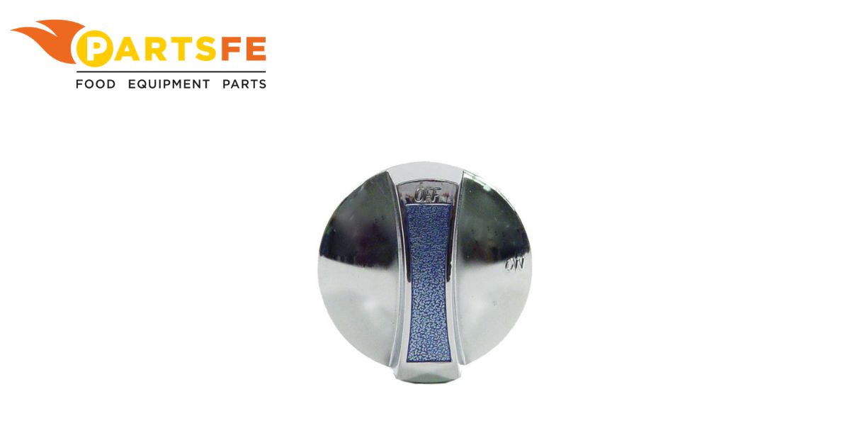  Imperial 4054 Burner Valve Knob Chrome Off/On 2-3/8" DIA