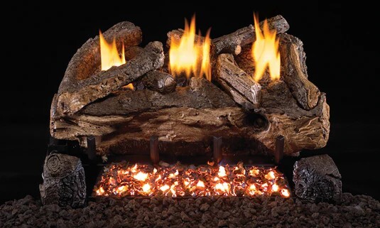  Buy Real Fyre Evening Fyre Split 30" Vent-Free Gas Log Set with G18 Series Burner