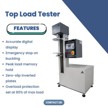  Top Load Tester for Packaging Quality Control