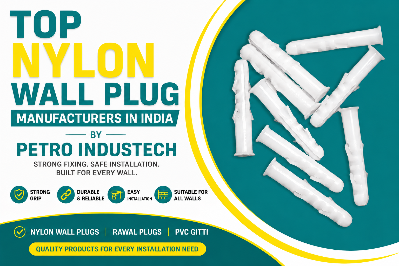  Best Wall Plug Manufacturers in India by Petro Industech