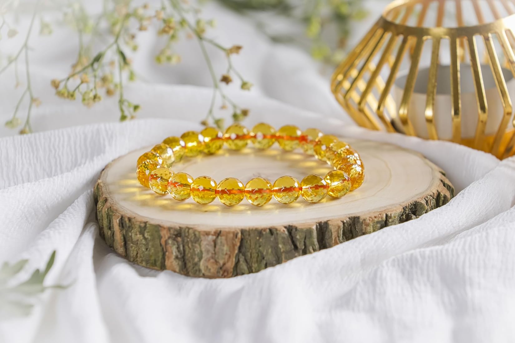  100% Natural Citrine Bracelet | Boost Success & Money