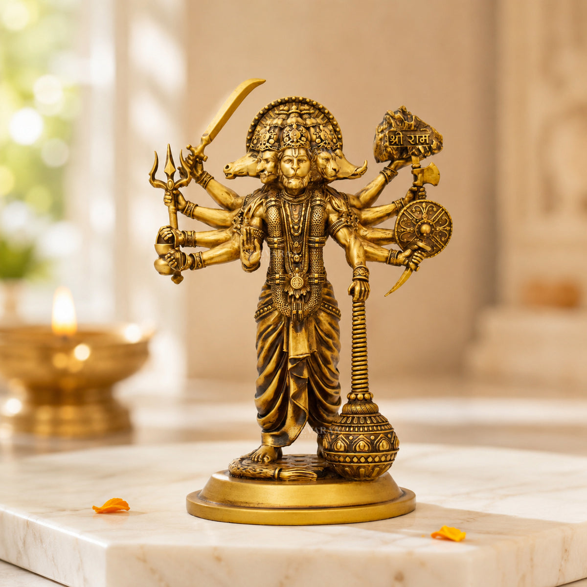  Evaraa - Standing Panchmukhi Hanuman Idols