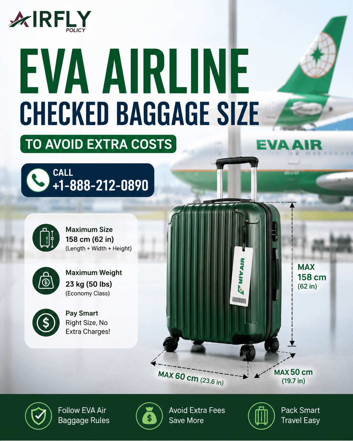  EVA Airline Checked Baggage Size to Avoid Extra Costs