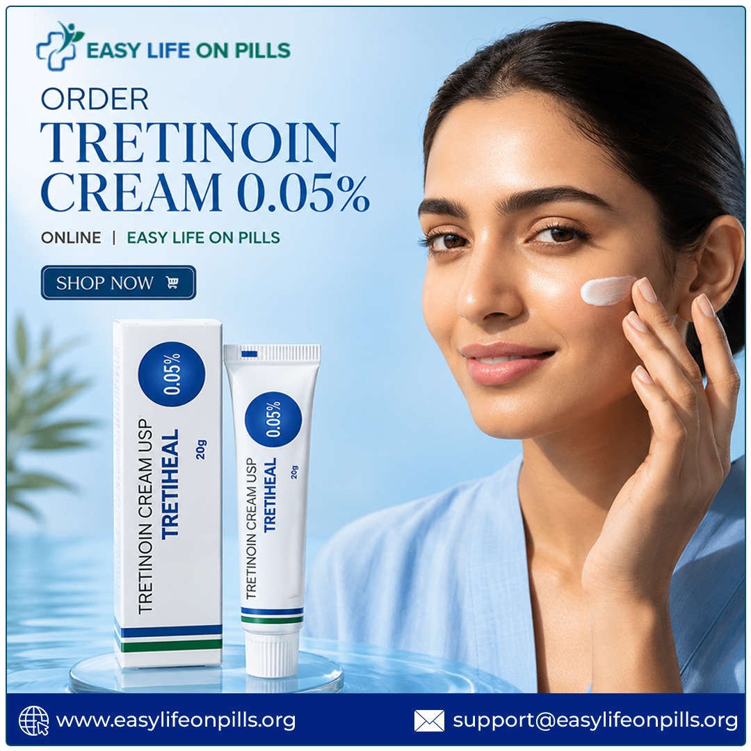 Tretinoin Cream 0.05% for Skin Texture and Acne Support