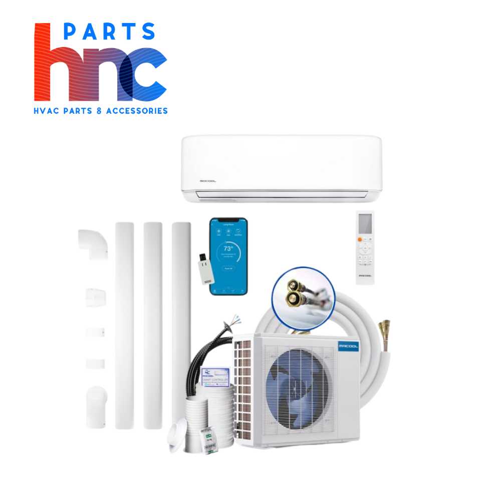  MRCOOL DIY-24-HP-WM-230C25 E Star DIY 4th Gen 24K BTU Ductless Mini-Split Heat Pump 208-230V/60Hz