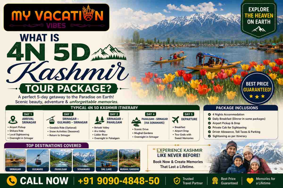  What Places Are Covered in a Kashmir Tour Package 4 Nights 5 Days?