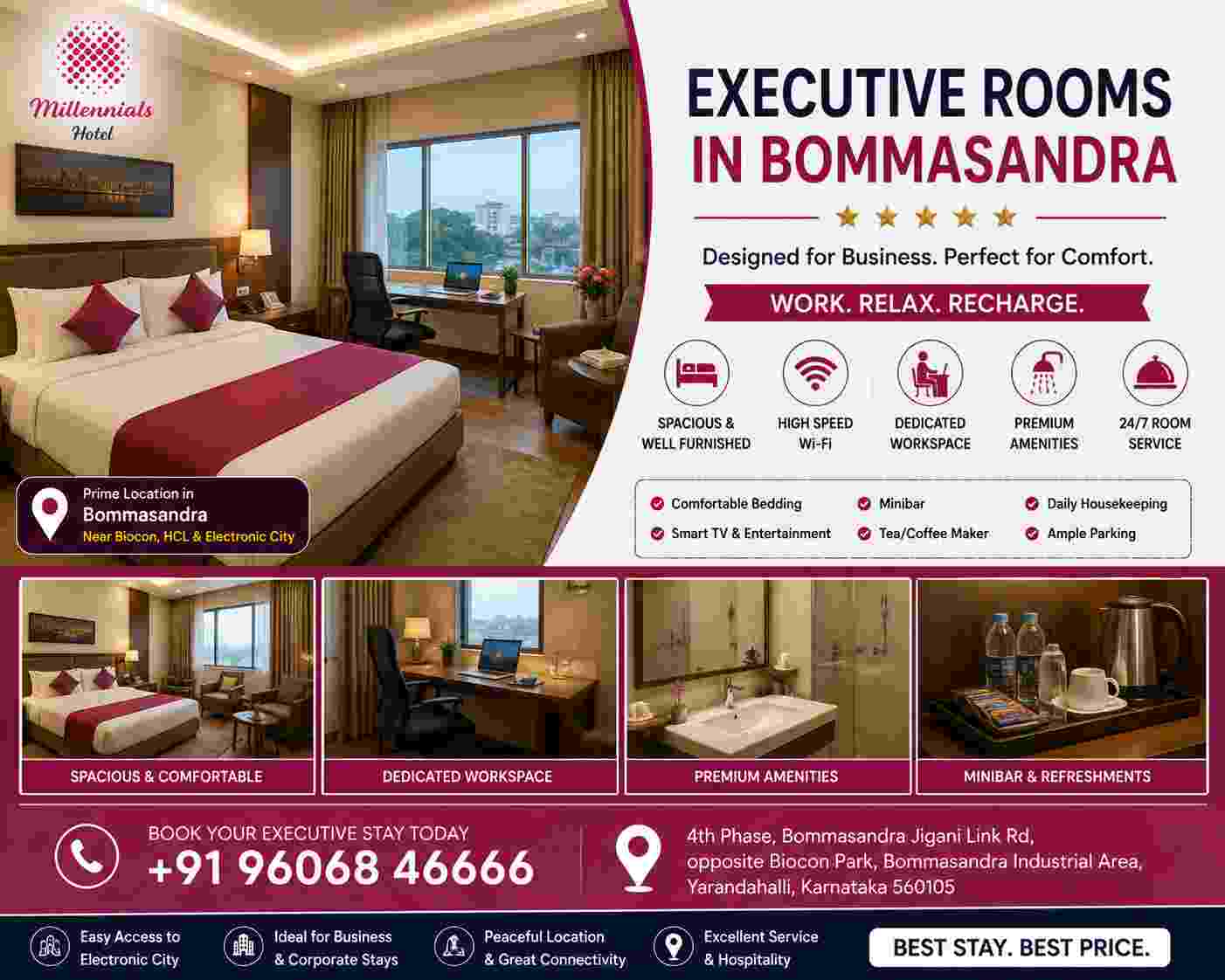  Executive Rooms in Bommasandra