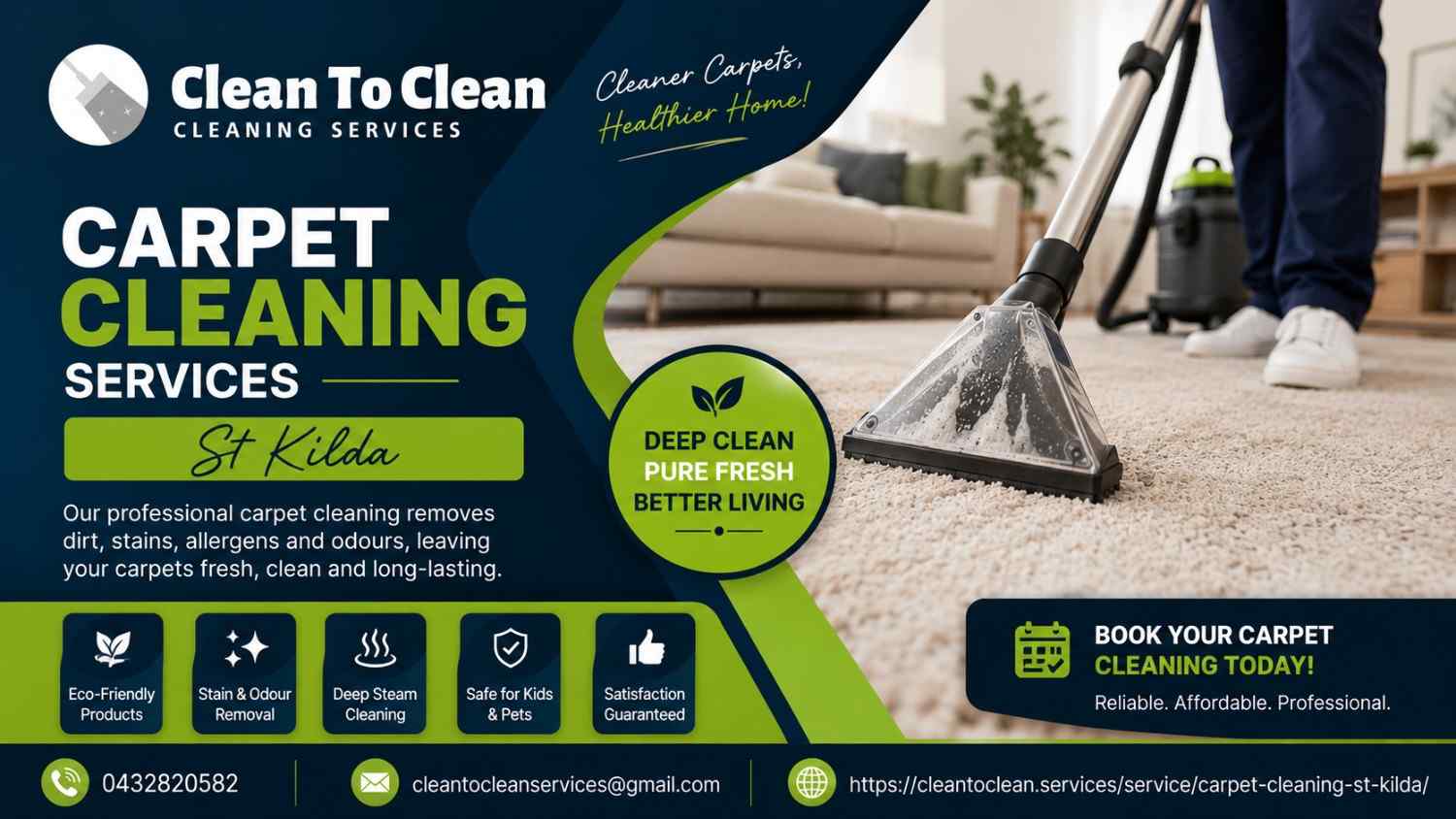  carpet cleaning services St Kilda