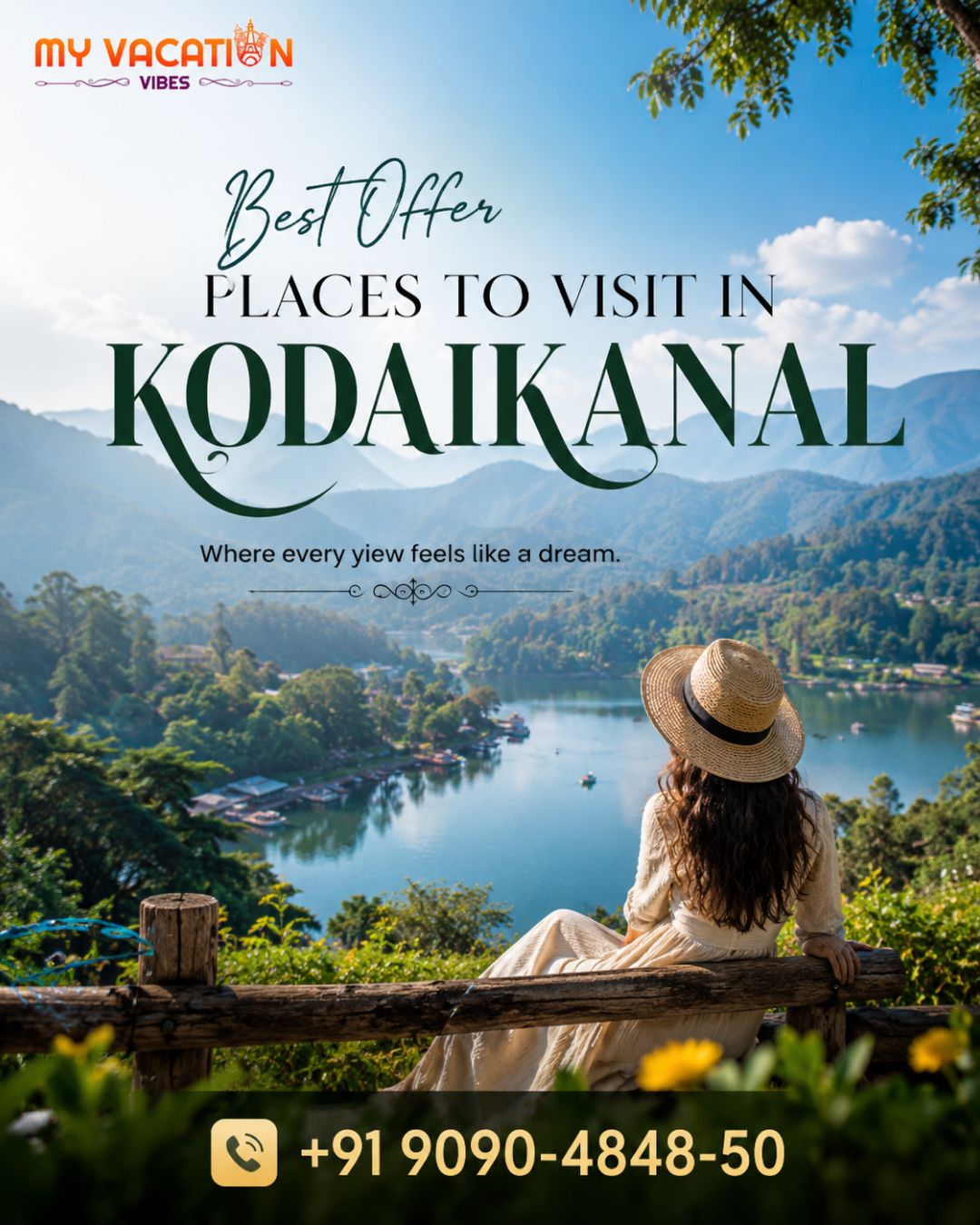  Best Offer Places to Visit in Kodaikanal +91 9090-4848-50