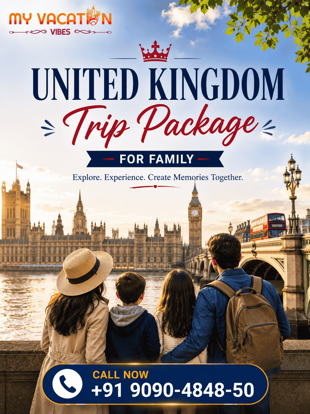  Book United Kingdom Trip Package for Family with Offers +91 9090-4848-50