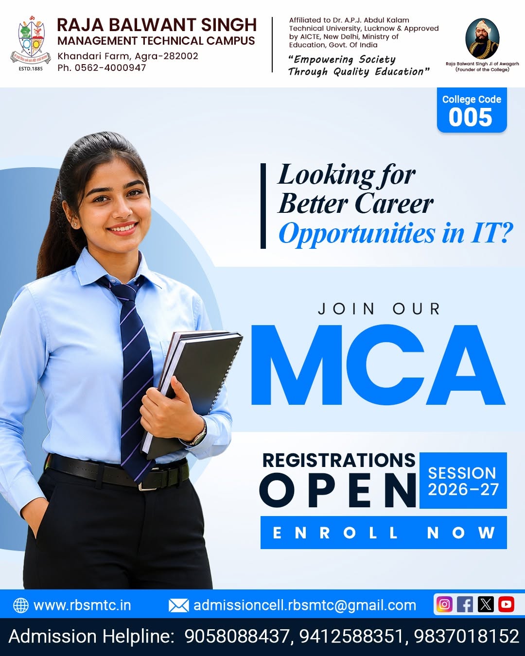  Best MCA College in Uttar Pradesh for Quality Education and Career Growth
