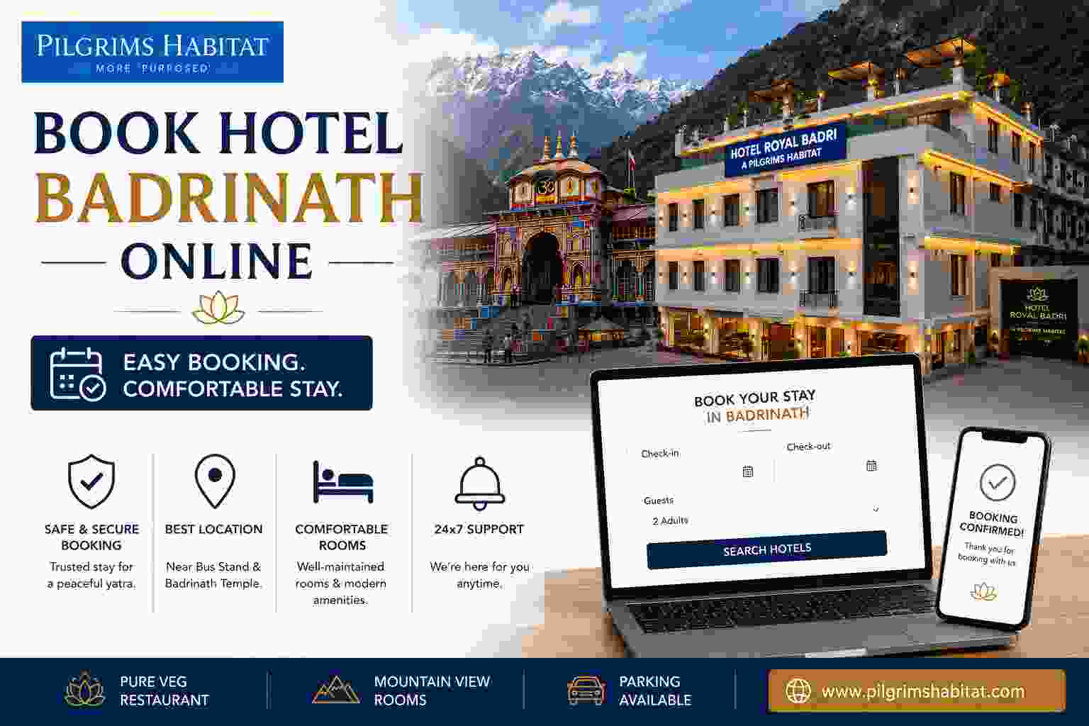 Book Hotel Badrinath Online