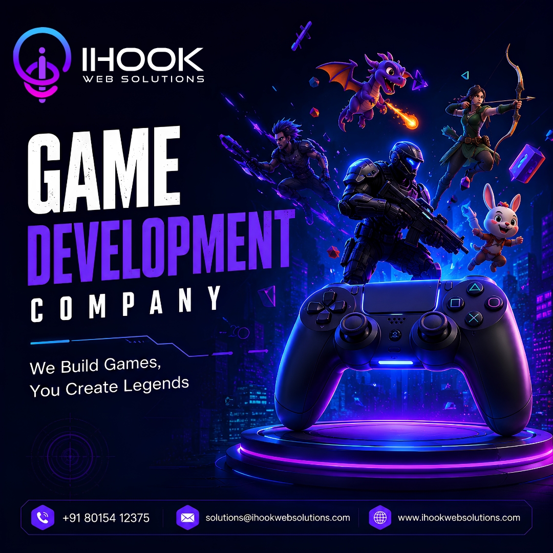  Game Development Company | Custom Game Development Services for Mobile, PC & Web