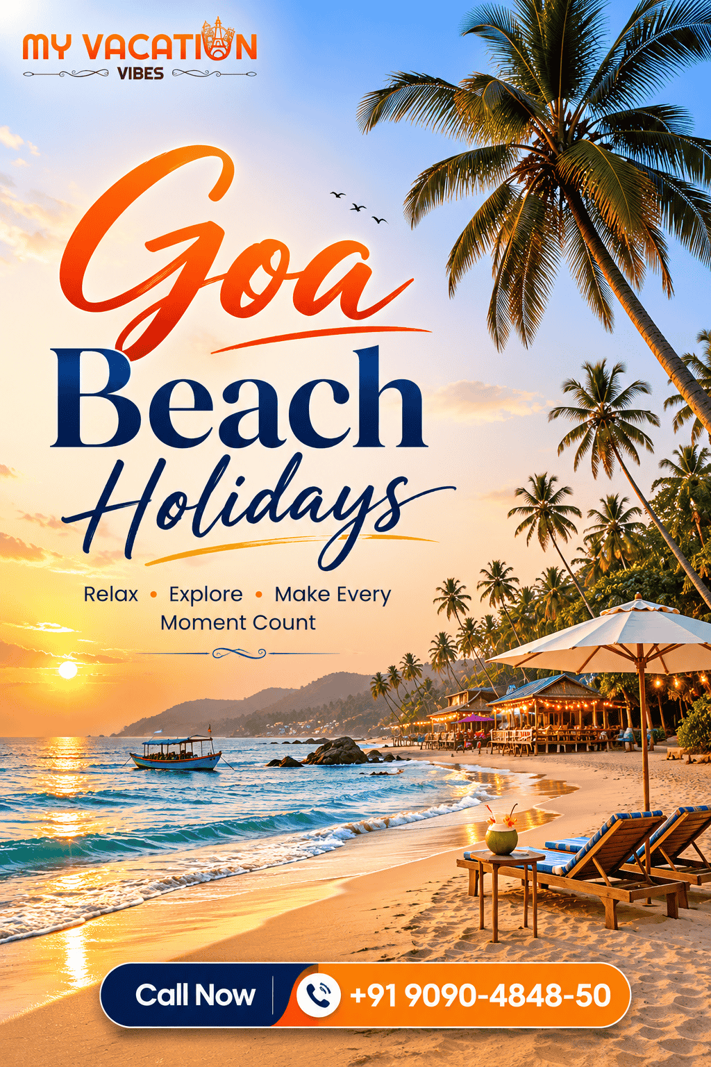  Explore Goa Beach Holidays with Exclusive Discounts +91 9090-4848-50
