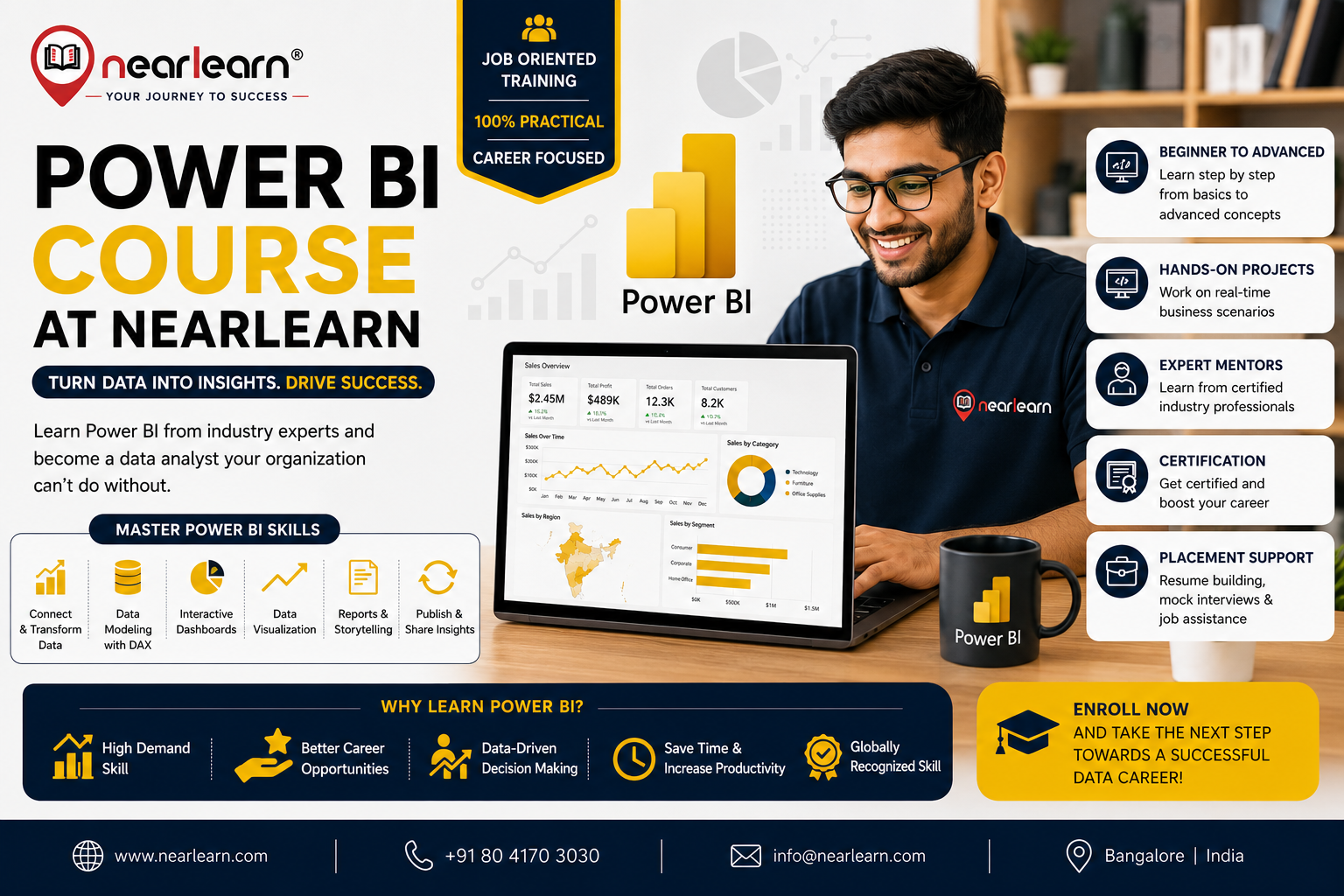 Power BI Certification Course Bangalore | Power BI Course with Placement in Bangalore | NearLearn Institute