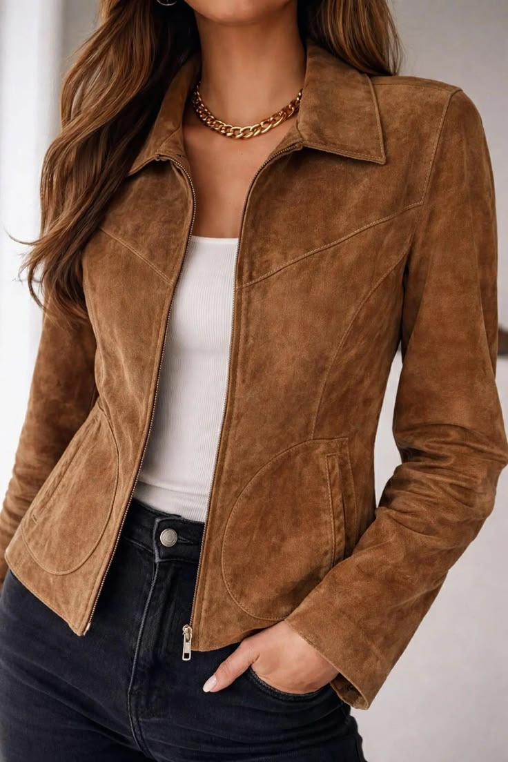  Suede Jacket