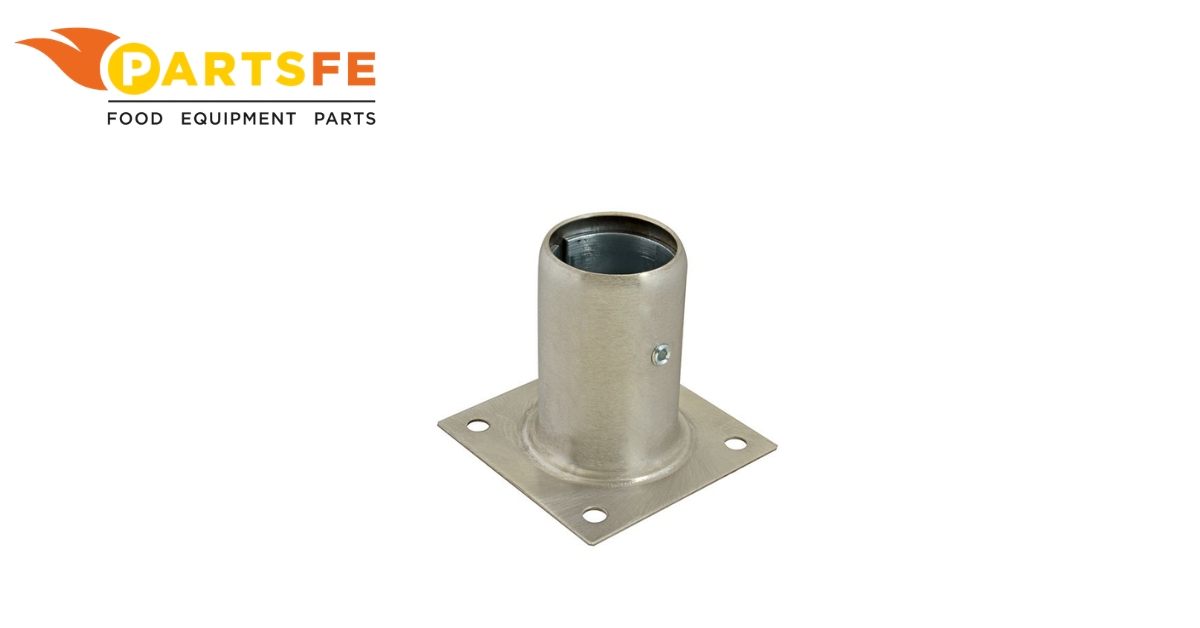  Standard Keil 1018-0406-1283 Plate Mount Leg Socket SS 3-1/2" OR x 1-5/8" OD