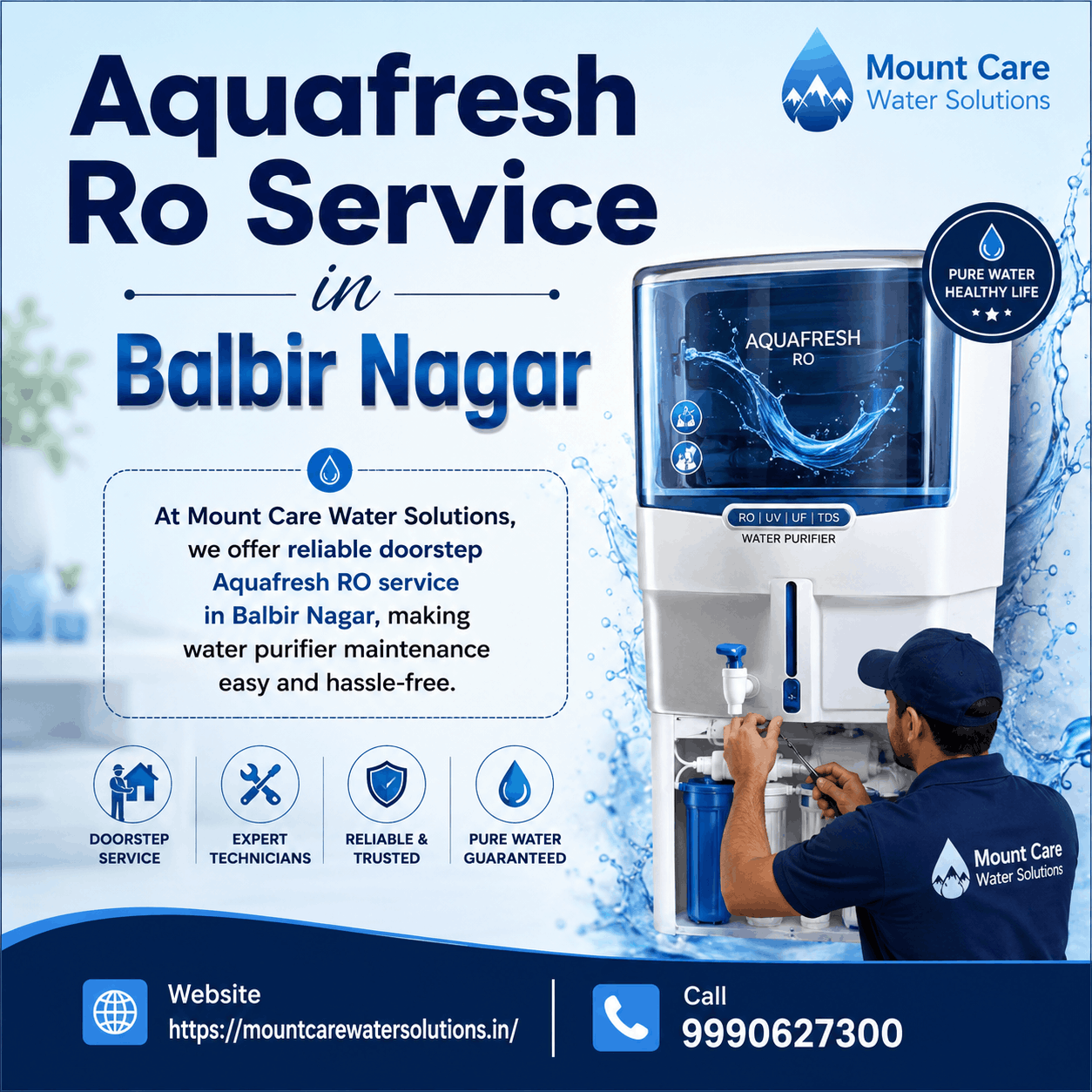  Quality Aquafresh RO Maintenance in Balbir Nagar