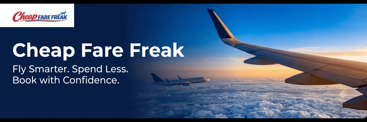  Cheap Fare Freak — Reliable Flight Deals, Affordable Fares & Expert Booking Guidance