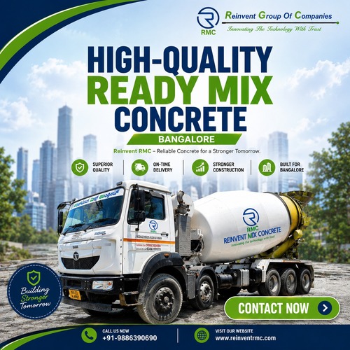  High-Quality Ready Mix Concrete Bangalore
