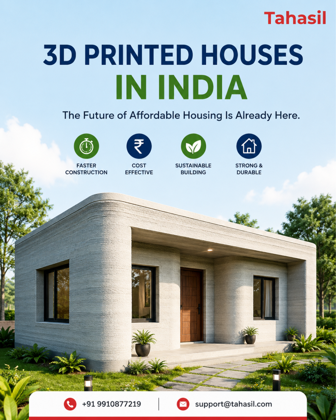  3D-Printed Houses in India – Affordable, Innovative & Future-Ready Housing Solutions