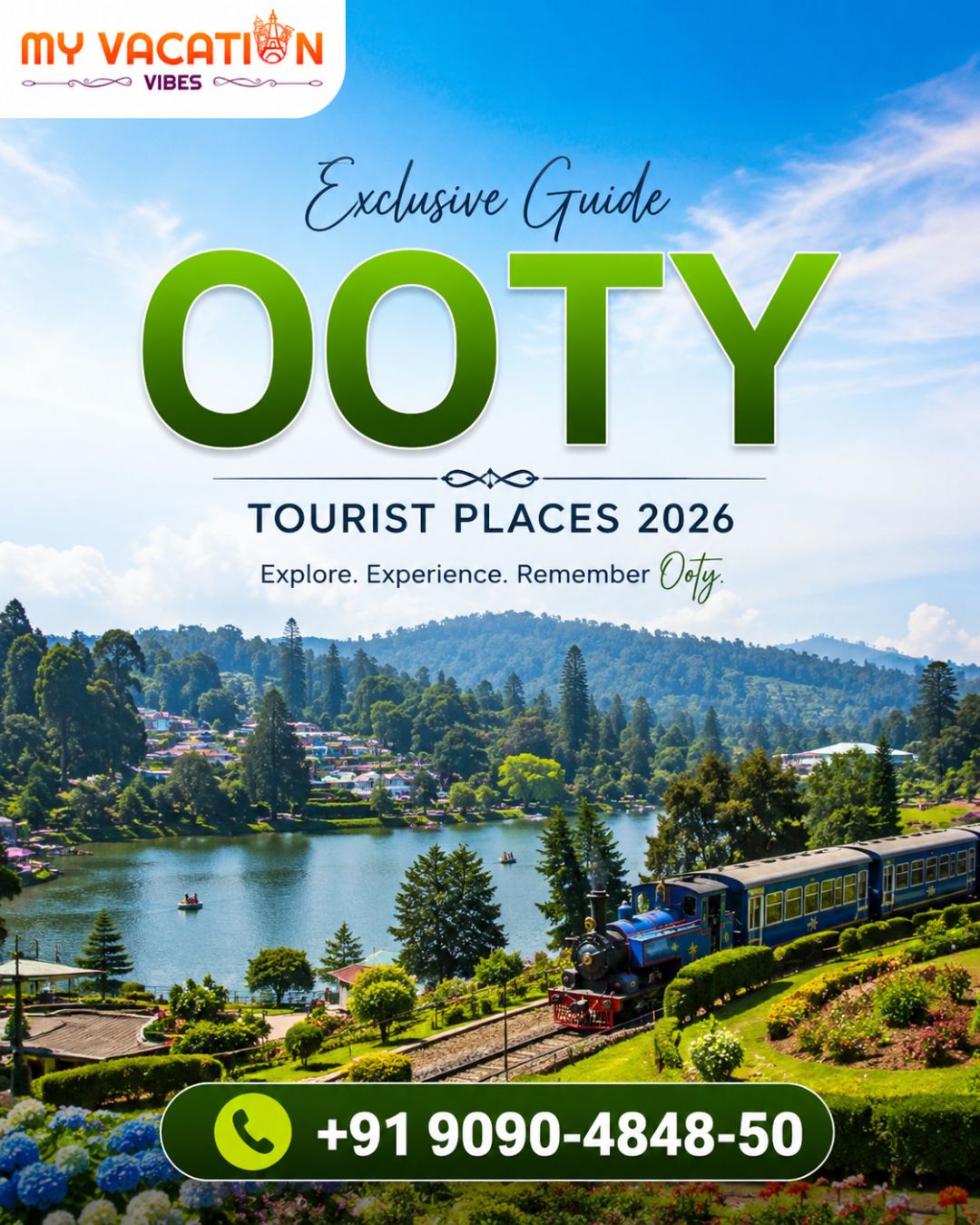  Exclusive Guide Ooty Tourist Places 2026 +91 9090-4848-50