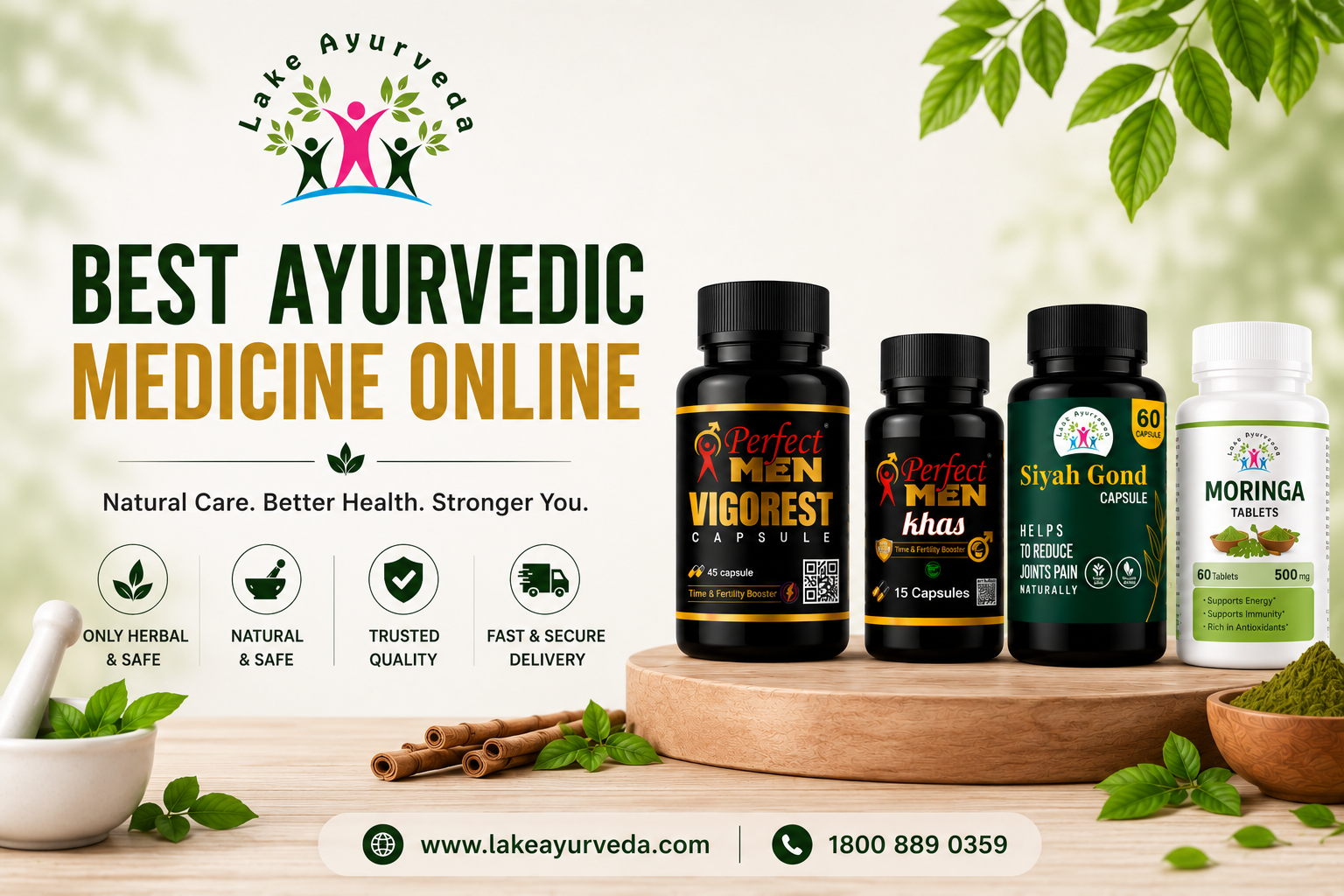  Best Ayurvedic Online Shopping Store for Herbal Health Products | Lake Ayurveda