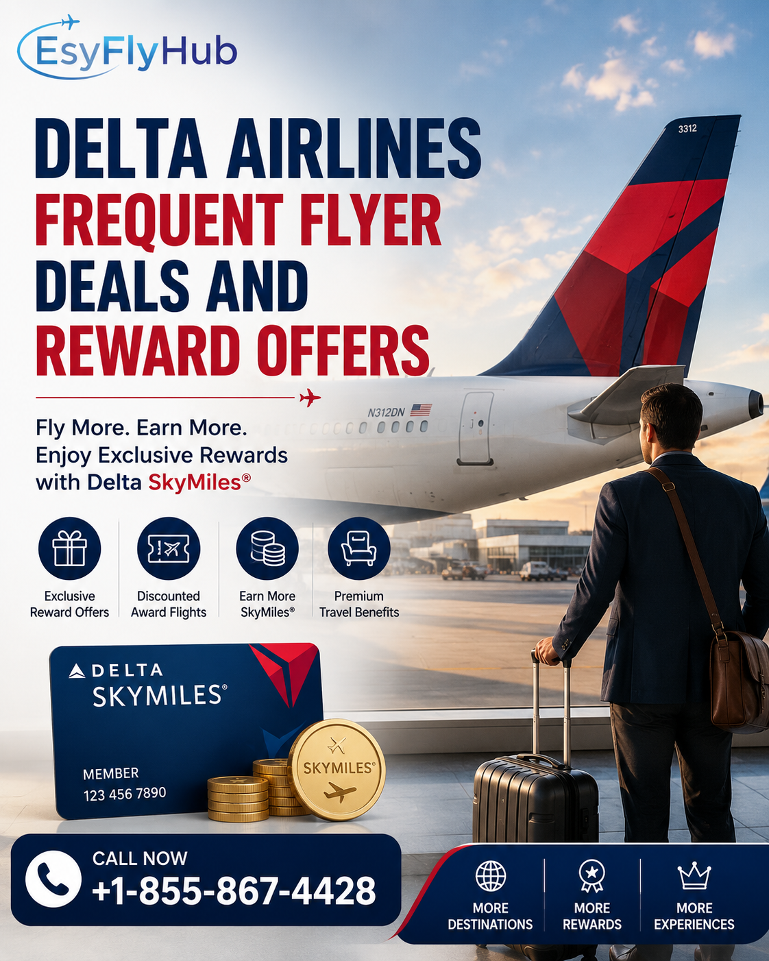  Delta Airlines Frequent Flyer Deals and Reward Offers